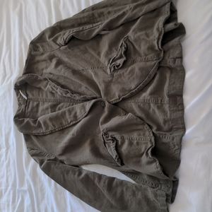 Free People olive green blazer